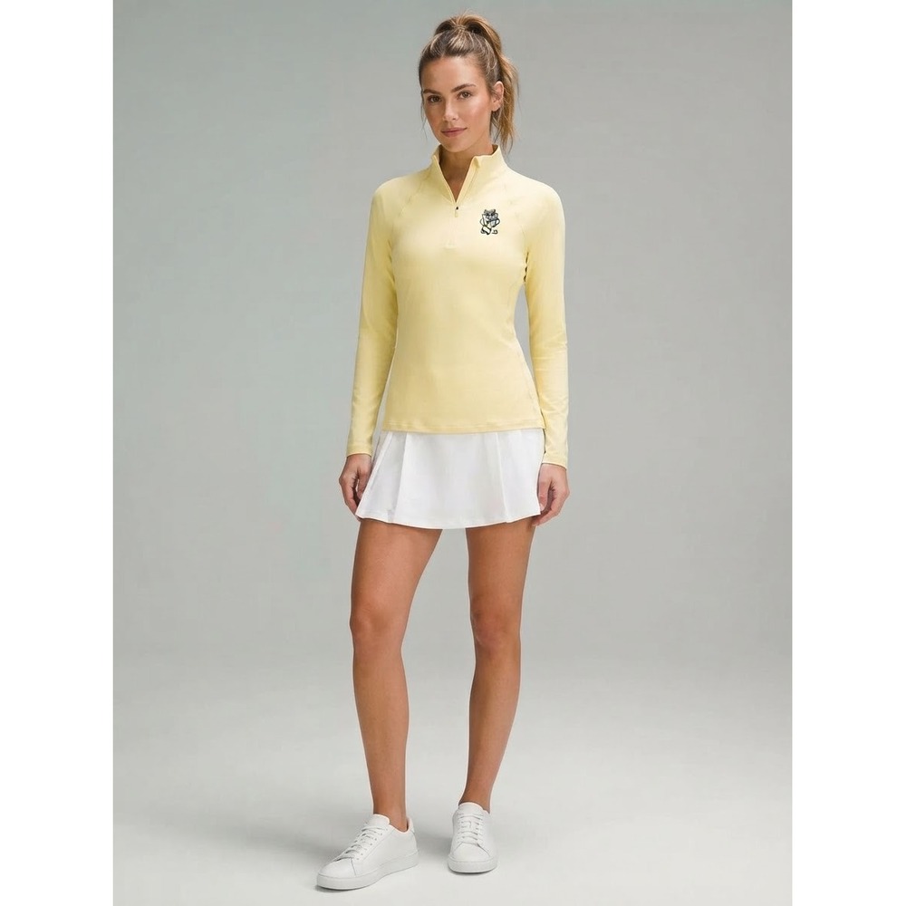 Peter Millar Melange Raglan Sleeve Perth Layer Quarter-Zip size XS yellow